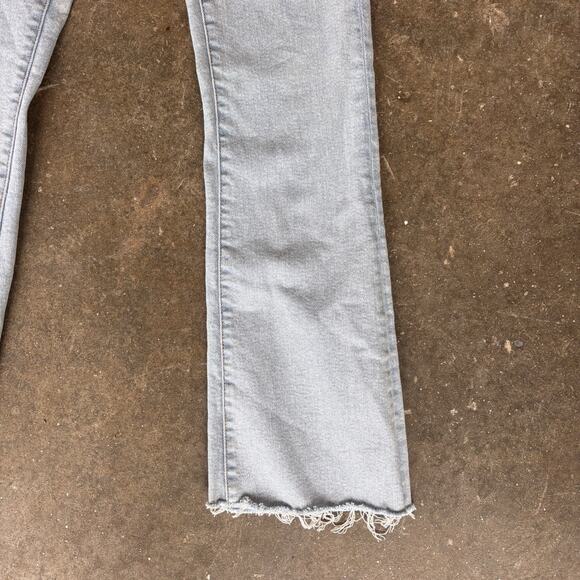 Zara Light Wash Bootcut Frayed Jeans Women’s Size 4 - Picture 2 of 8